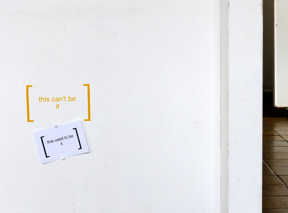 Philip Bradshaw, Installation view, This is it, All Trail 2017